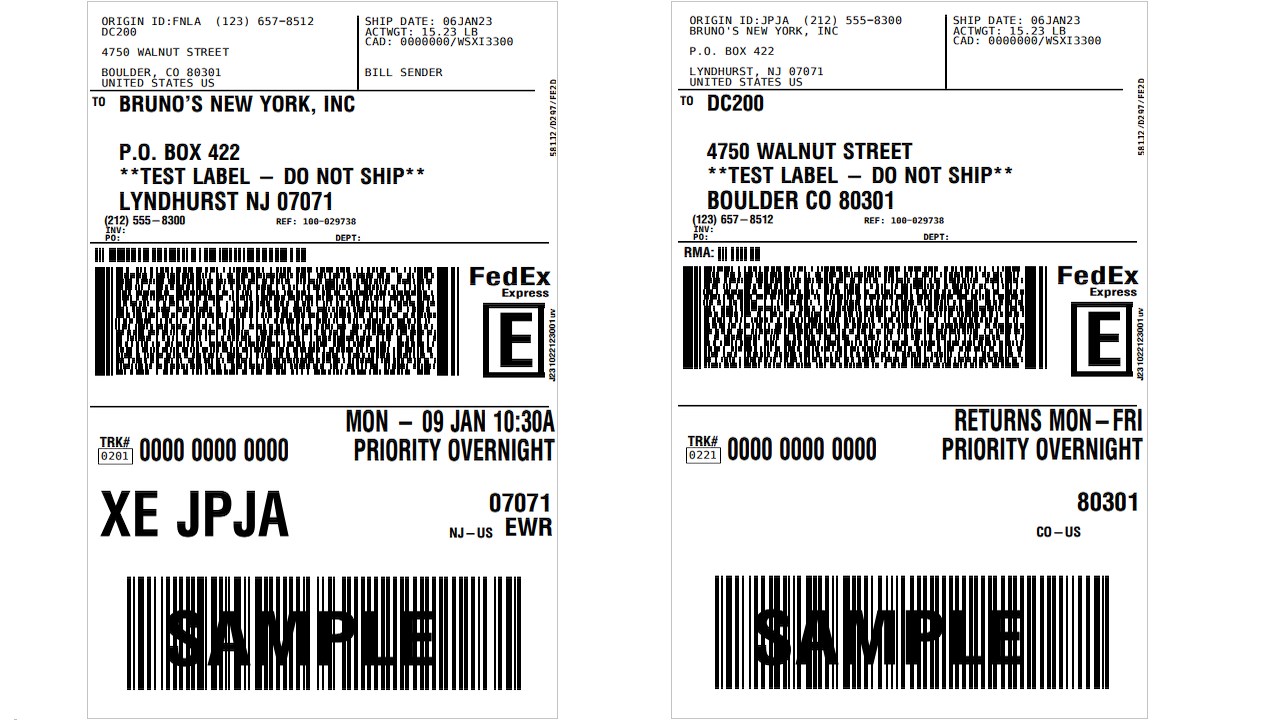 Snapshot 5 of Parcel and freight carrier integration & label printing for omni channel order fulfillment