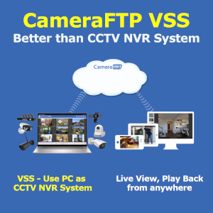 CameraFTP Virtual Security System - Use PC as CCTV NVR / DVR, Webcam as IP Camera