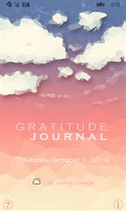 Gratitude Journal screenshot 1