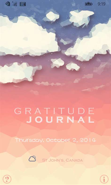 Gratitude Journal Screenshots 1