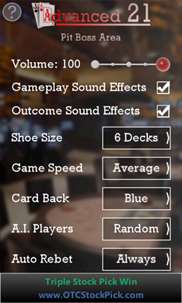 Advanced 21 Blackjack screenshot 3