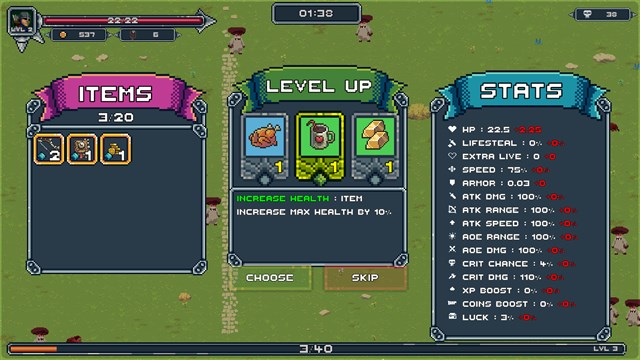 Hack and Shoot Heroes screenshot 1