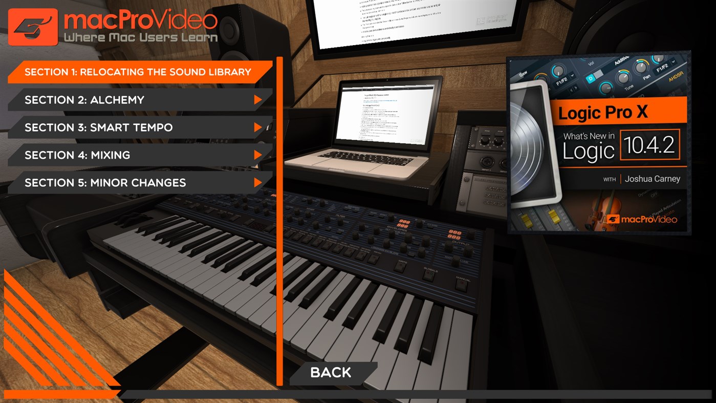 #2. Course for Whats New in Logic Pro X 10.4.2 (Windows) Göre: macProVideo.com