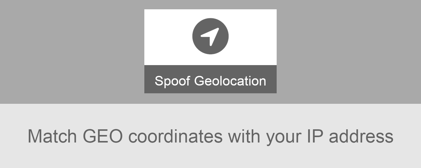 Spoof Geolocation marquee promo image