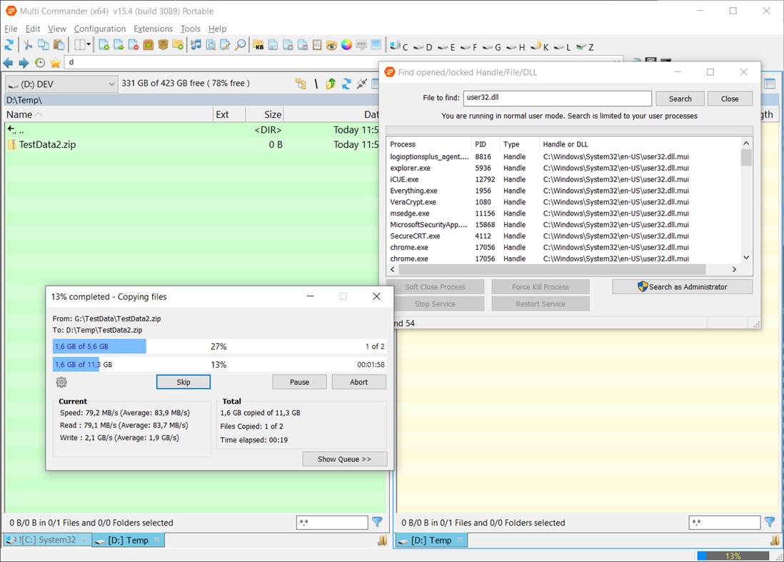 #7. MultiCommander SE (Store Edition) (Windows) 由: Mathias Svensson