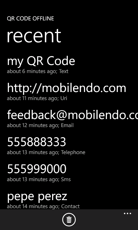 QR Code Offline