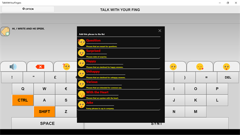 TALK WITH YOUR FINGERS Screenshots 2