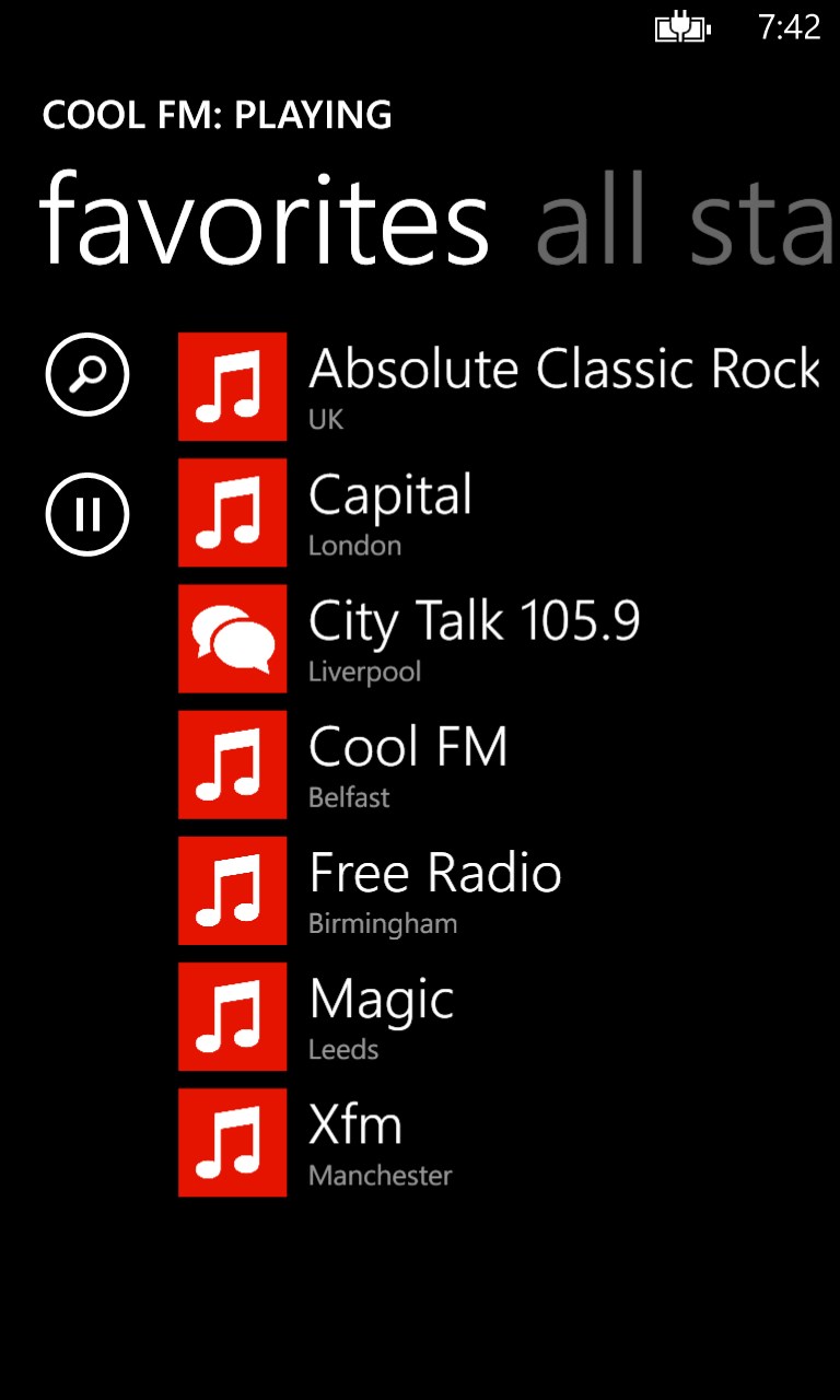 Imágen 3 UK Radio Streamer windows