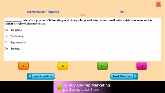 QVprep Lite Learn Marketing screenshot 7