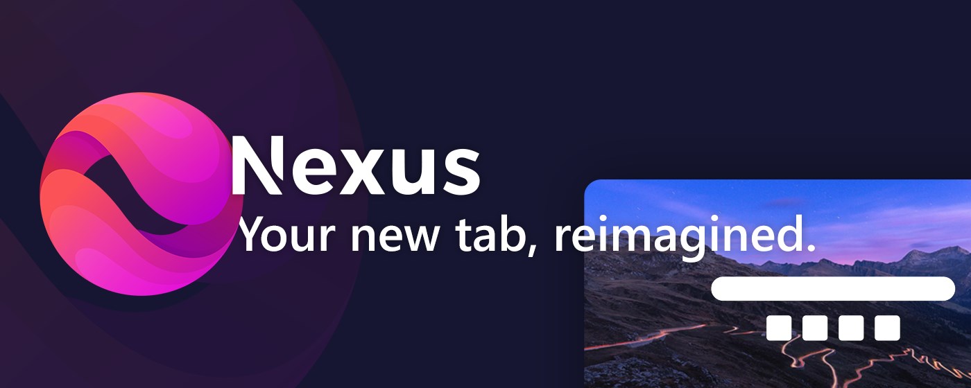 Nexus: New Tab Page marquee promo image