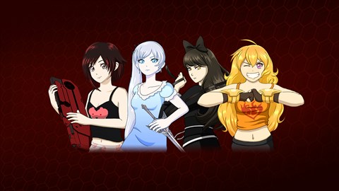 RWBY: Grimm Eclipse - Team RWBY Pajamas Costume Pack