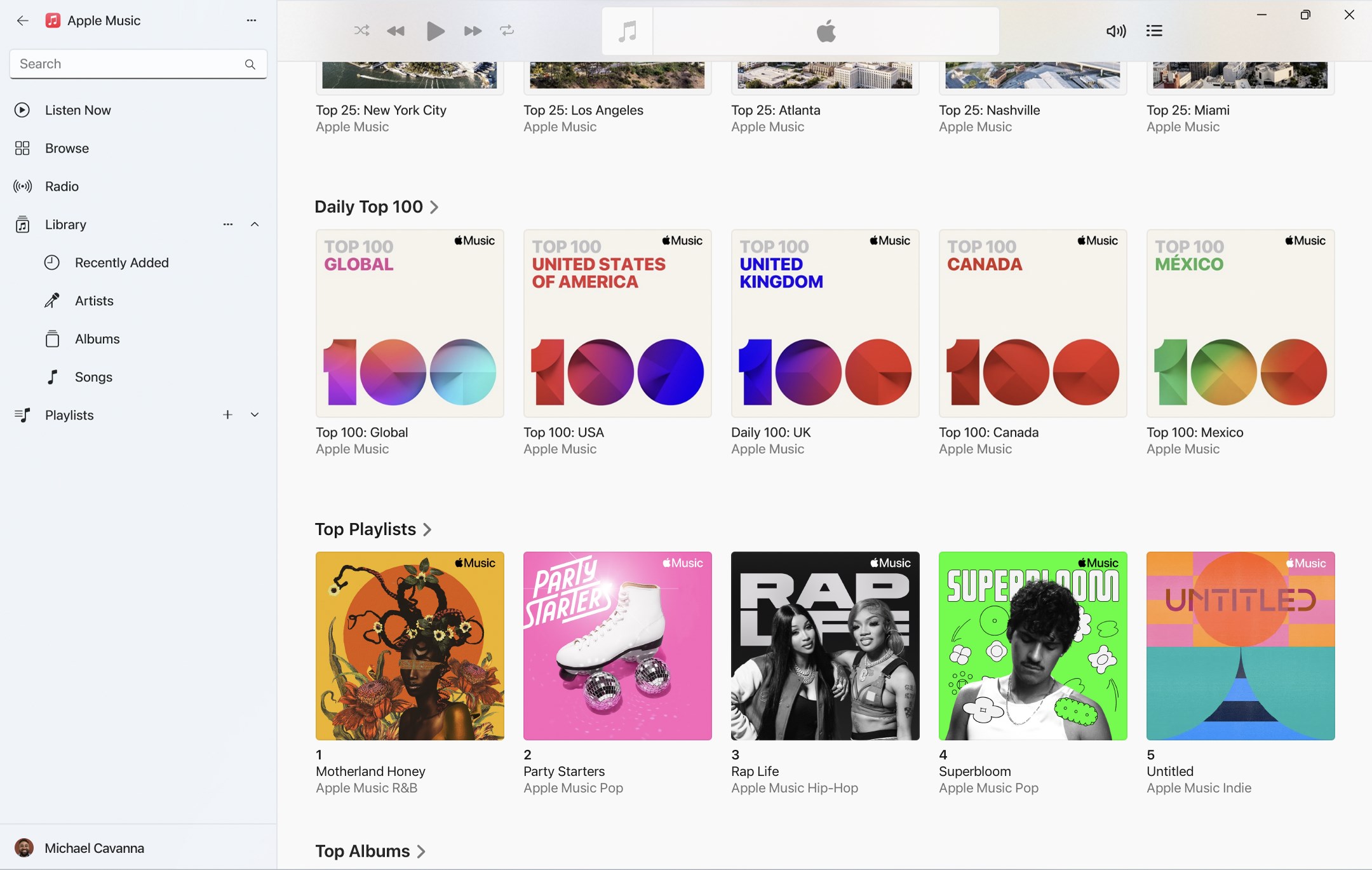Apple Music Preview Screenshot