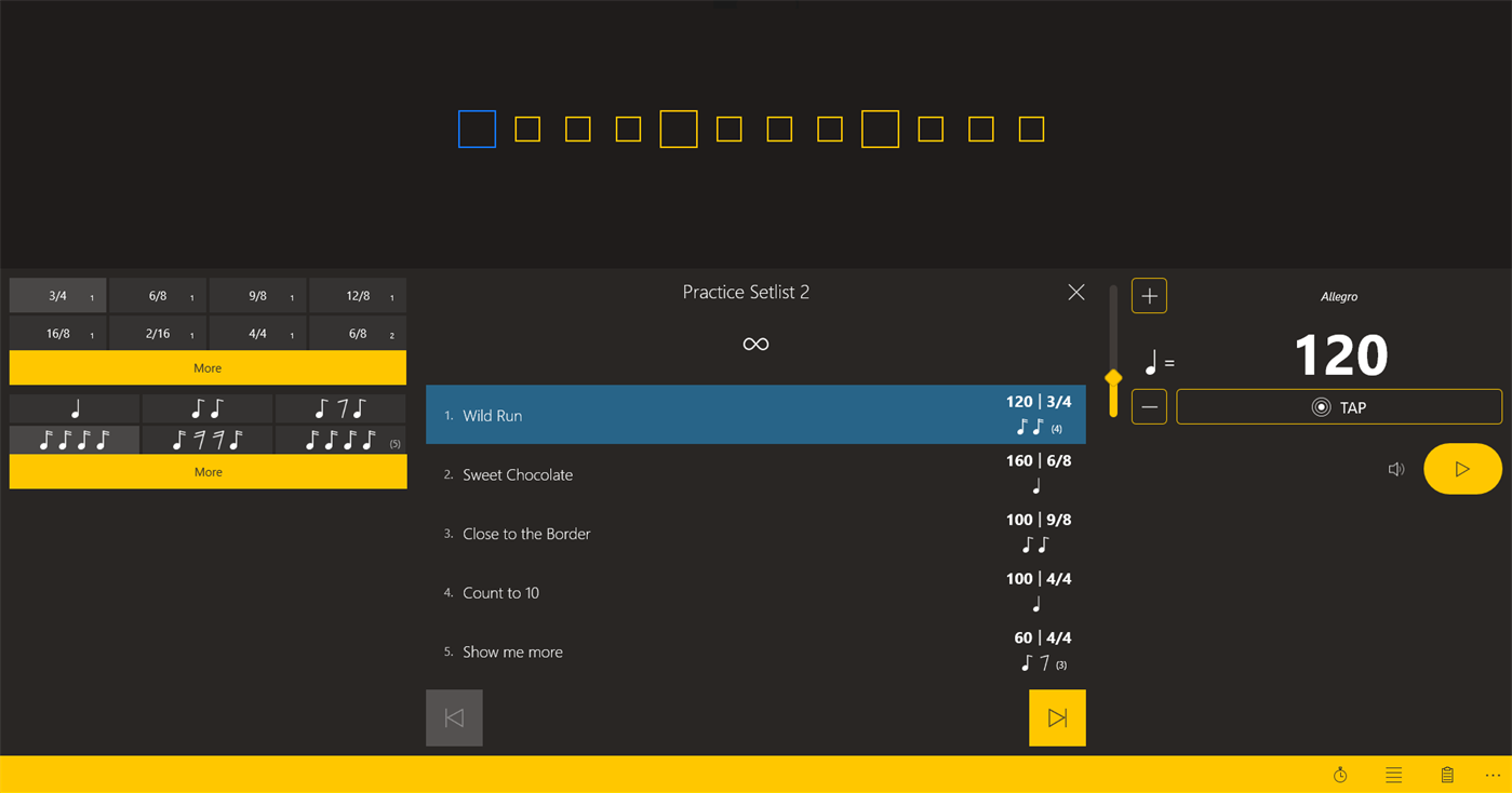 #8. Andante Metronome (Windows) بواسطة: Tomasz Wiśniewski