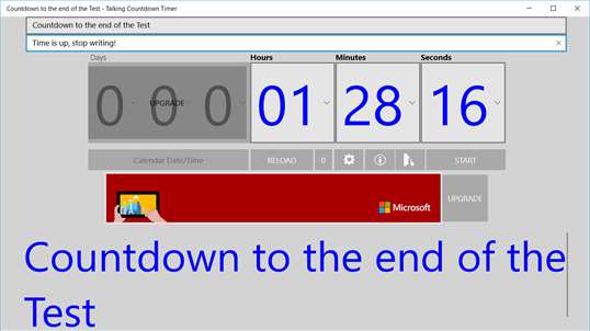 Talking Countdown Timer screenshot 1