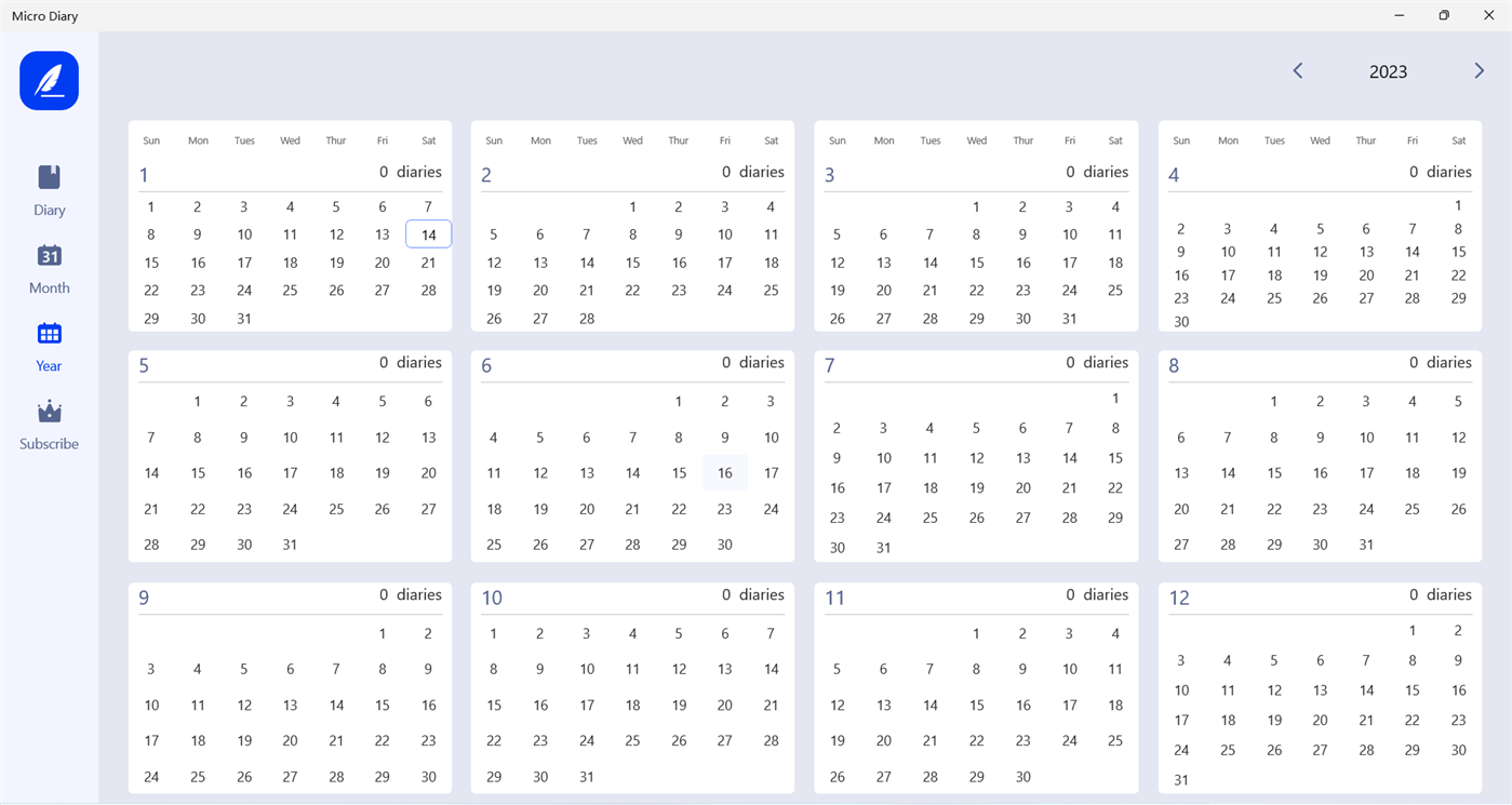 #1. Micro Diary - Simple Writer (Windows) 来自: WHNC