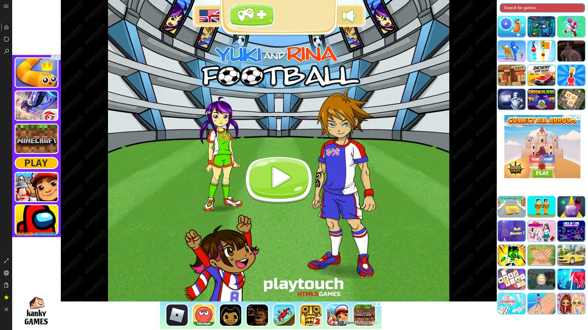 Screenshot 2 Yuki and Rina Football windows