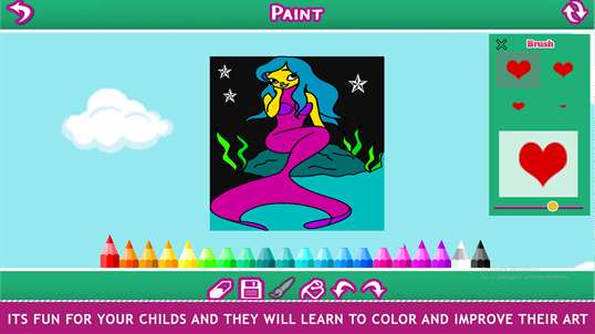 Mermaid Coloring Princess For Kids screenshot 4