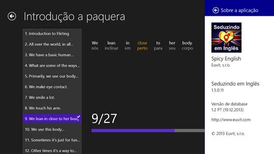 Inglês: Paquera, namoro e sexo screenshot 2