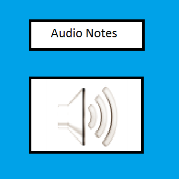 CF Audio Notes