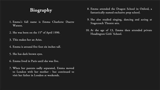 101 Amazing Emma Watson Facts For Windows 10 Pc Free