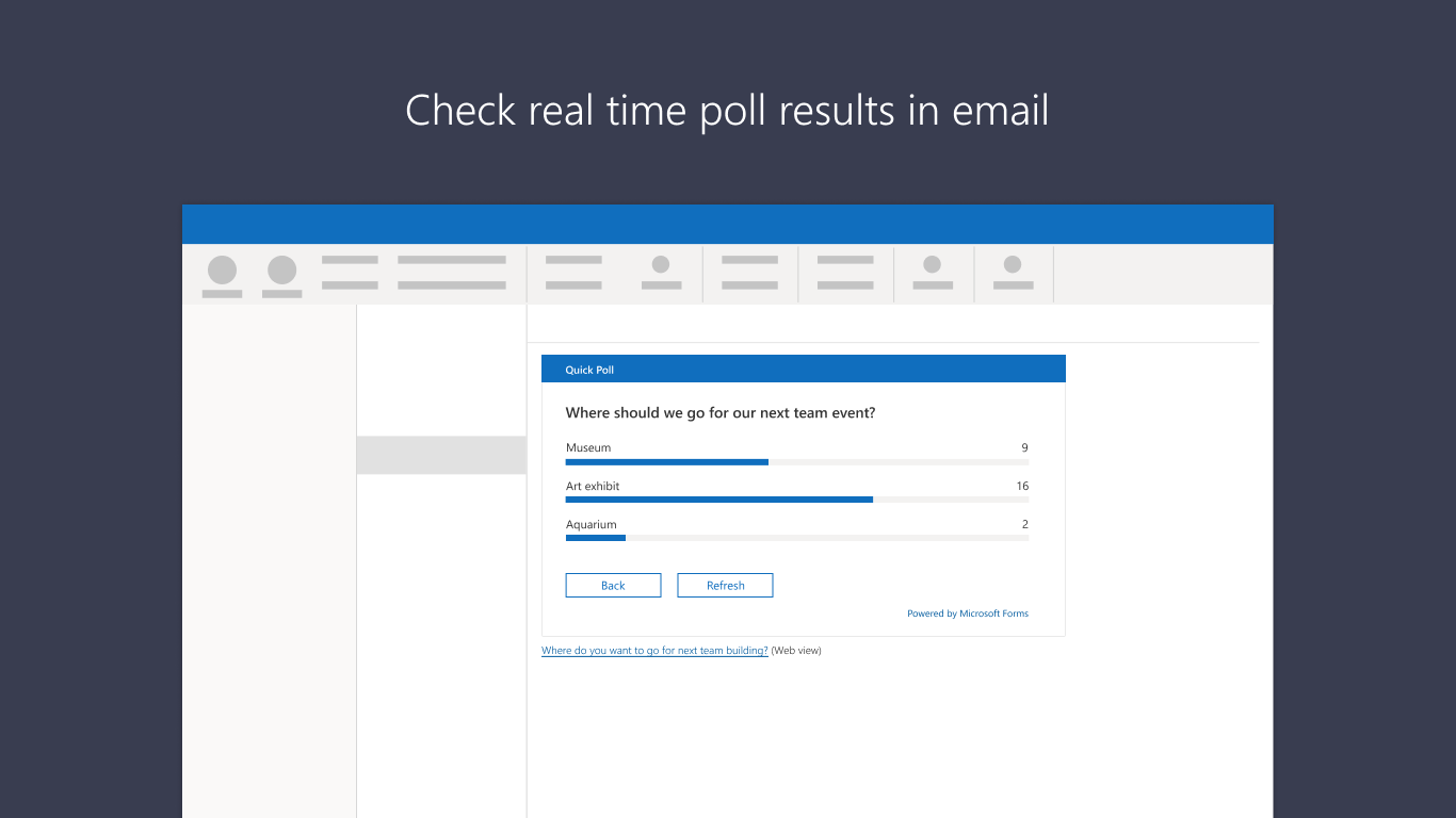 Quick Poll by Microsoft Forms With Poll Template For Word