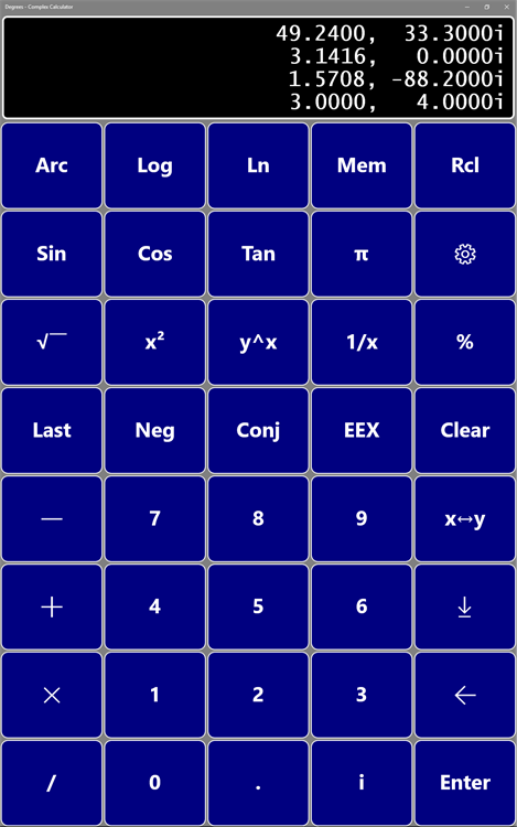 Complex Calculator - PC - (Windows)