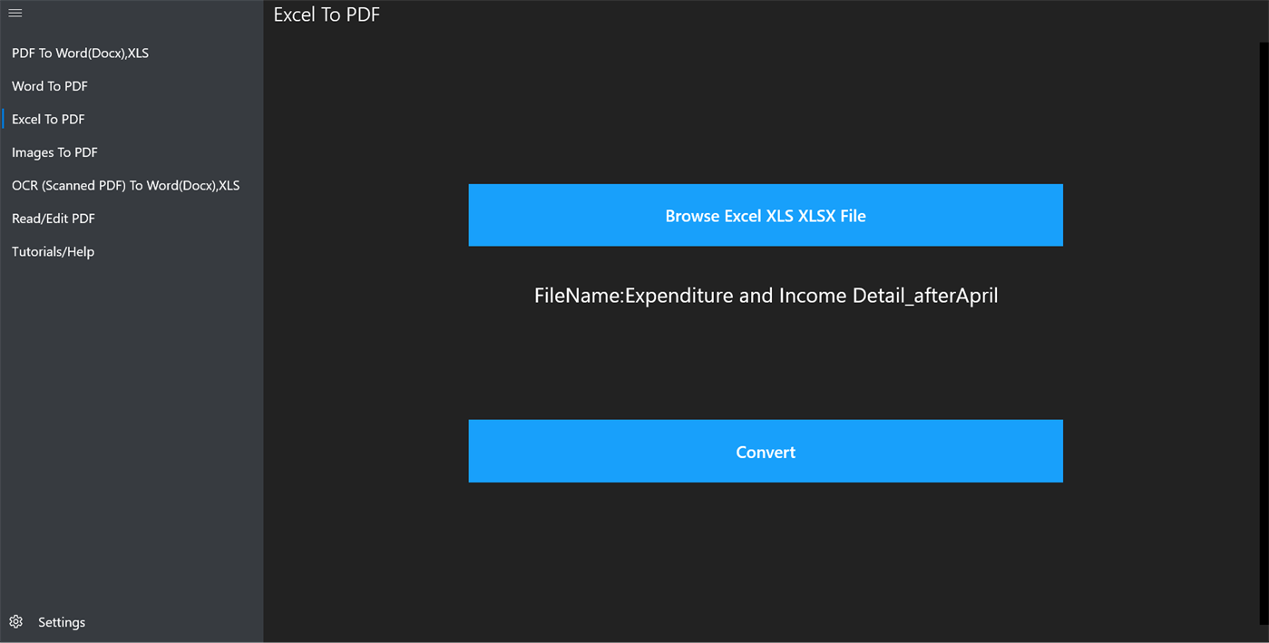 #5. PDF Converter: PDF File Converter (Windows) بواسطة: finetuneapps