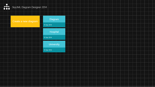 SkyUML Diagram Designer 2014 screenshot 1