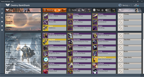 Destiny BankShank: An Item Manager Screenshots 1