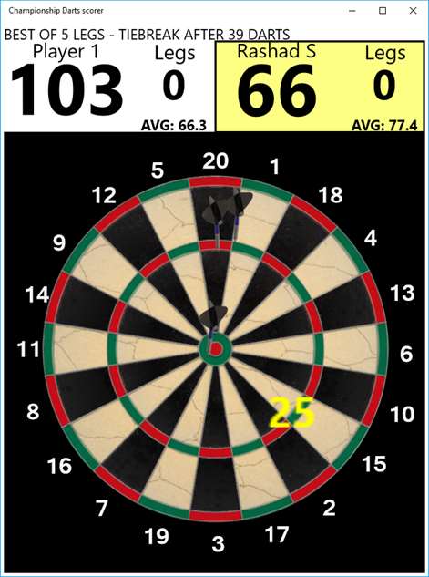 Championship Darts scorer Screenshots 2