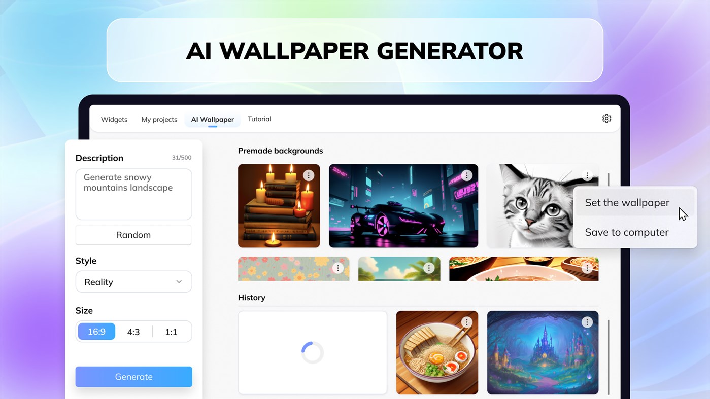 #3. Desktop Widget Tools: Custom Calendar and Clock (Windows) Oleh: Lavita Apps LLP