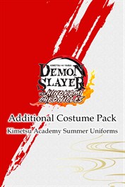 Zusätzliches Kleidungspaket: "Kimetsu-Schule"-Sommeruniformen
