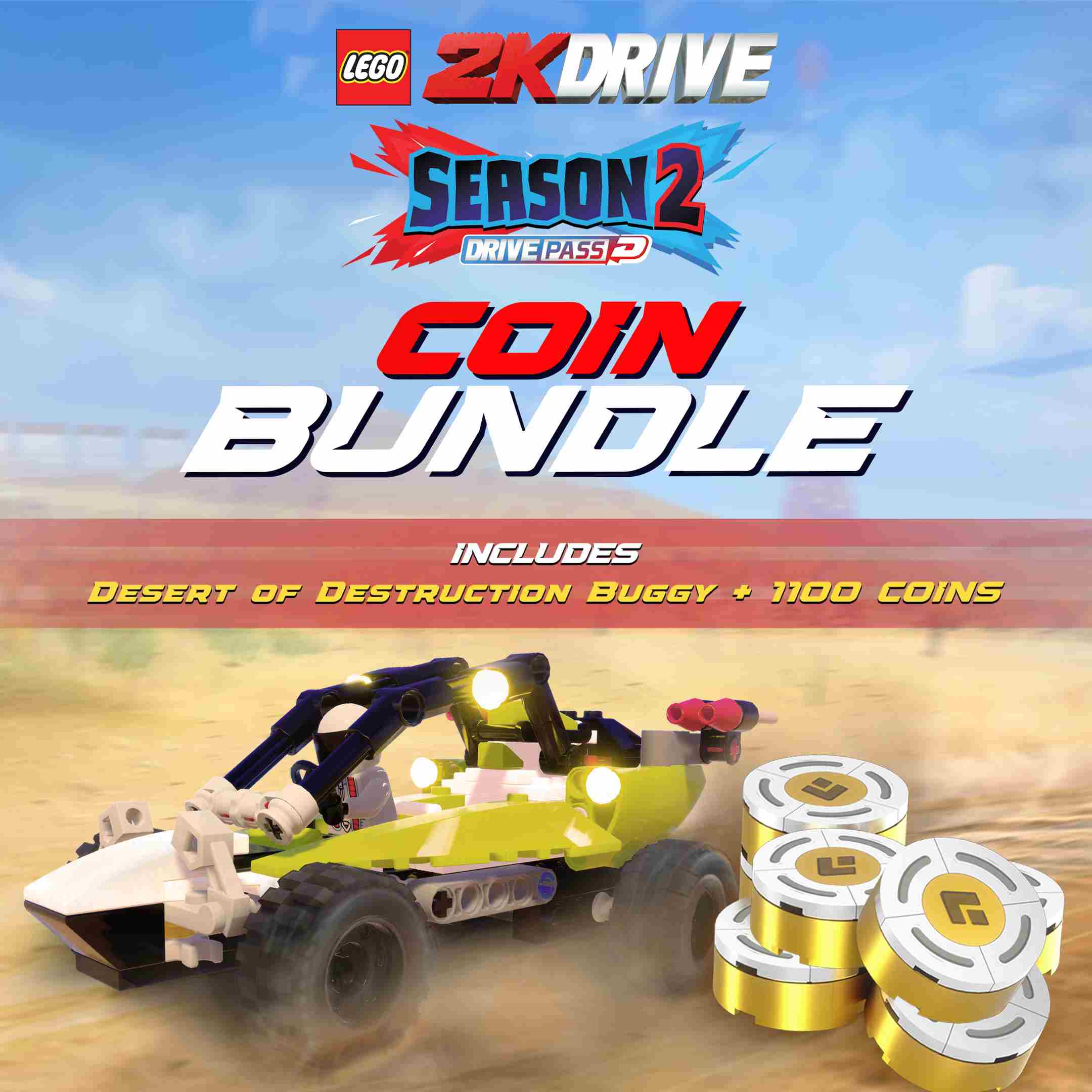 Pacote de Moedas da 2ª Temporada do LEGO® 2K Drive