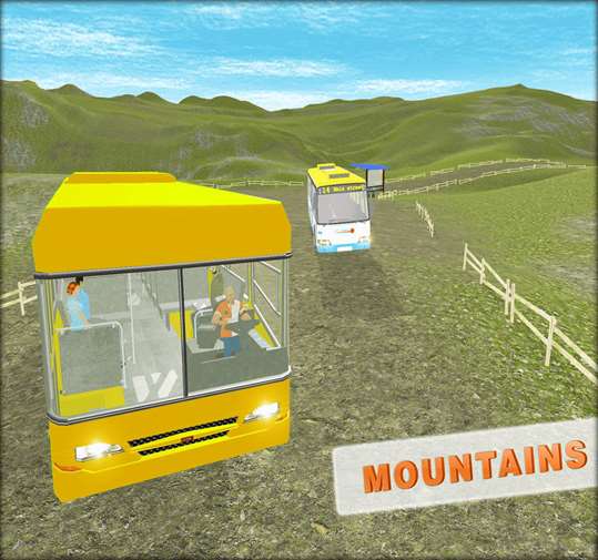 Tourist Bus Offroad Driving 3D screenshot 3