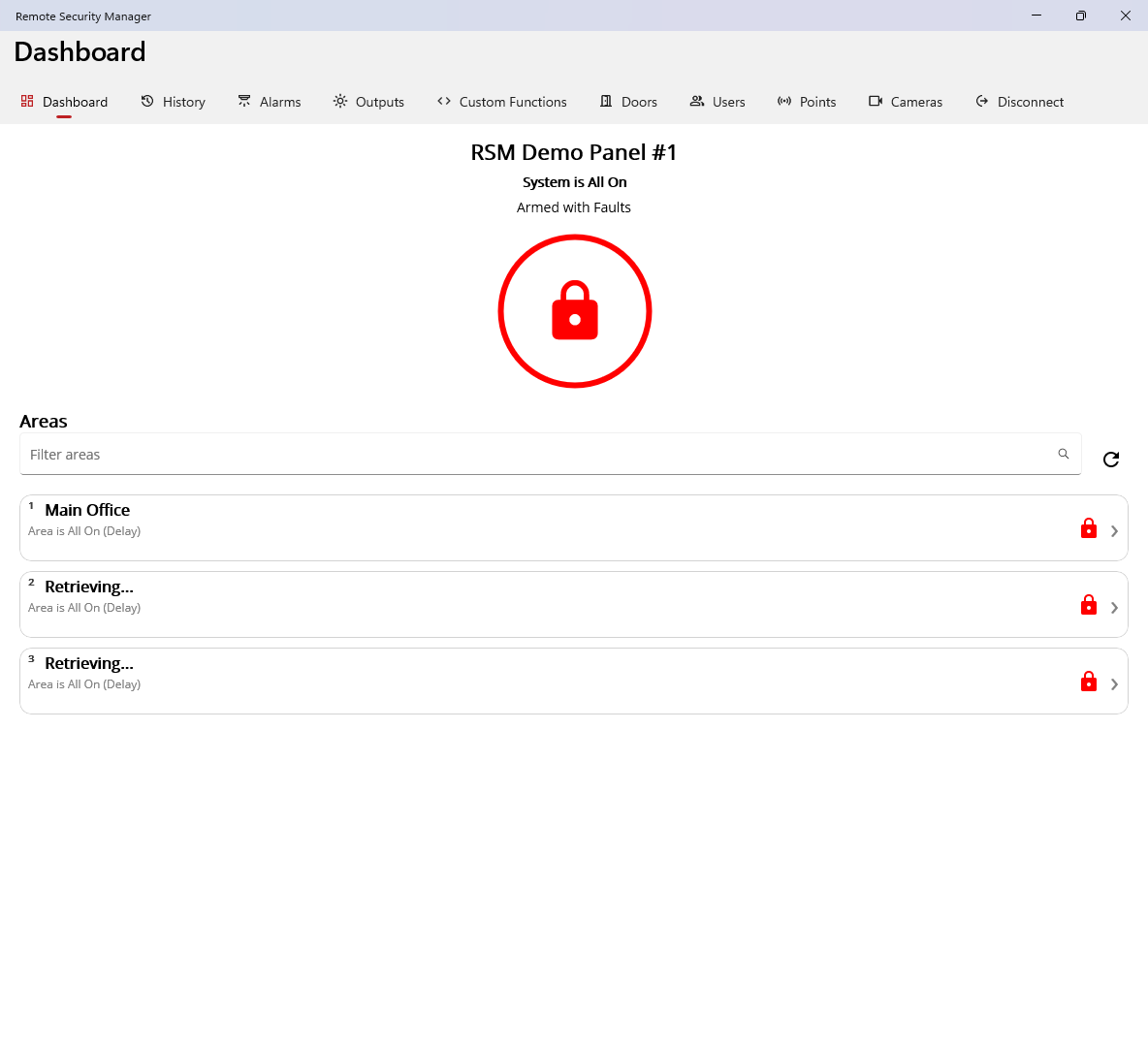 Remote Security Manager - RSM by Radionix screenshot