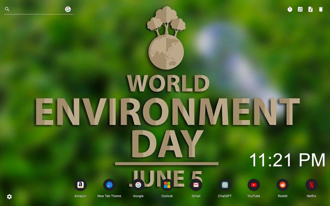 World Environment Day Wallpaper New Tab