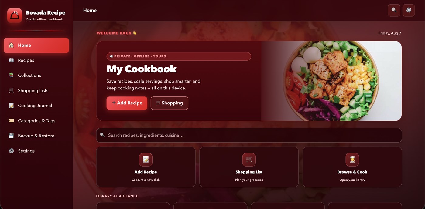 #1. Bovada Recipes (Windows) By: AMIRULLAH
