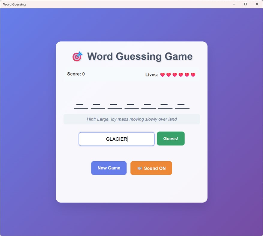 #3. Word Guessing (Windows) 由: RollerNiGi
