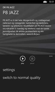 DR P8 JAZZ screenshot 2