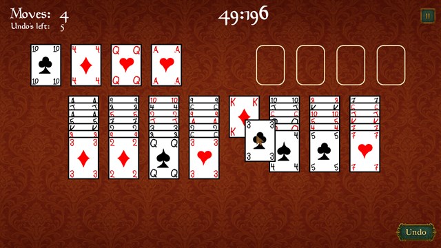 FreeCell Solitaire - Classic screenshot 1