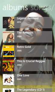 Bob Marley Music screenshot 2