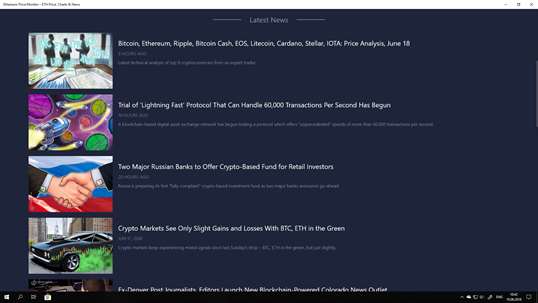 Ethereum Price Monitor - ETH Price, Charts & News screenshot 2
