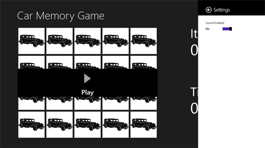 Car Memory Game screenshot 2