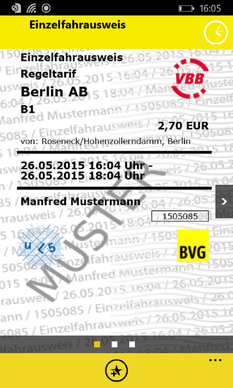 Captura 7 BVG FahrInfo Plus windows