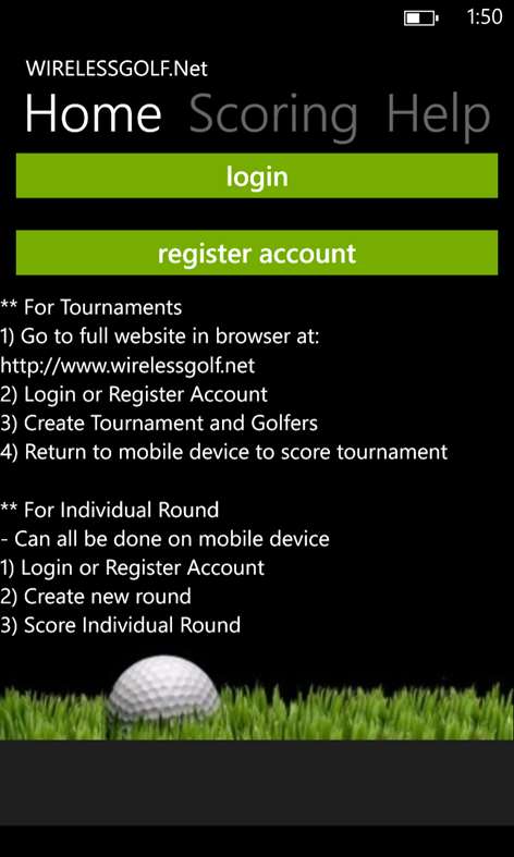WirelessGolf.Net Screenshots 1