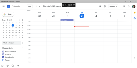 PlayCalendar for Google Calendar screenshot 1