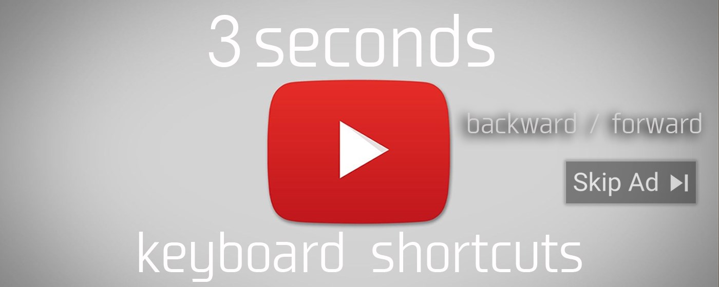 YouTube Keyboard Shortcuts Plus marquee promo image
