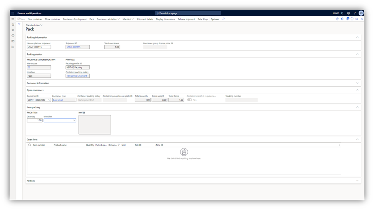 Snapshot 2 of Avanade Supply Chain Cloud - Ship