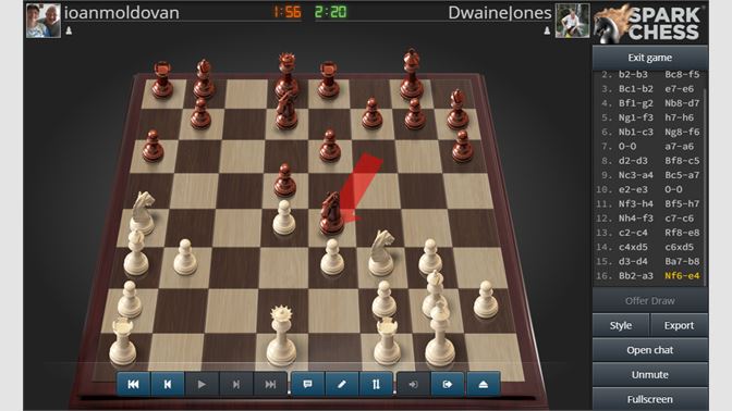 SparkChess: Play chess online vs the computer or in multiplayer