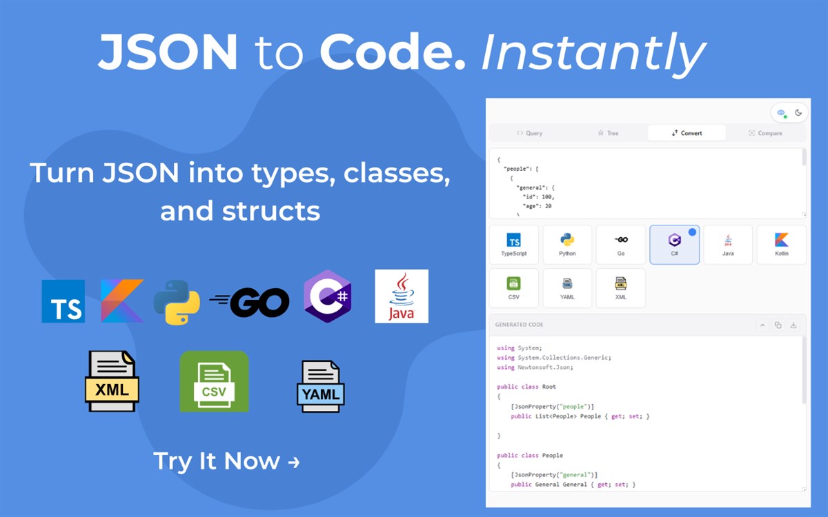 JSON Studio: Viewer, Formatter, Editor, Query, Compare & Converter